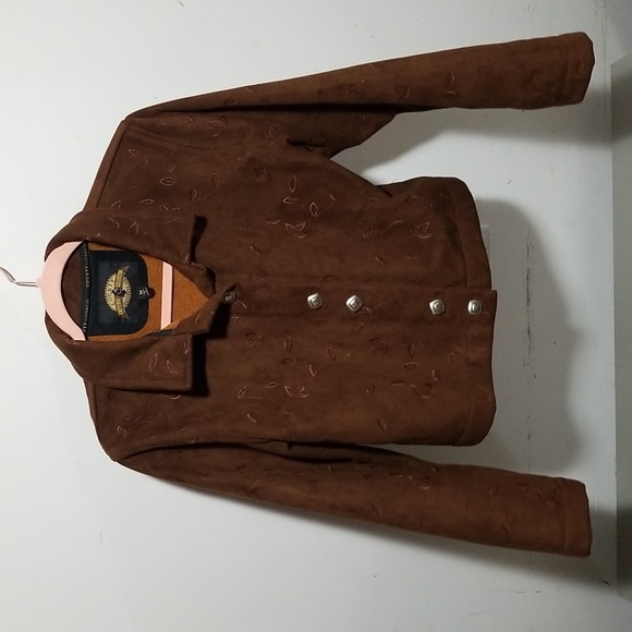 country clothing co Jackets & Blazers - Vintage County Clothing Co Faux SuedeJacket Country Western